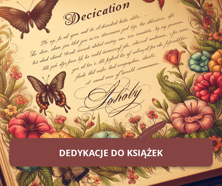 Dedykacja do książek